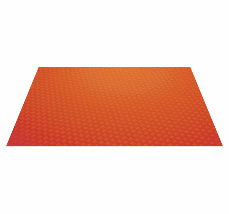 Alfombra vinílica textura efecto naranja vibrante - TenVinilo