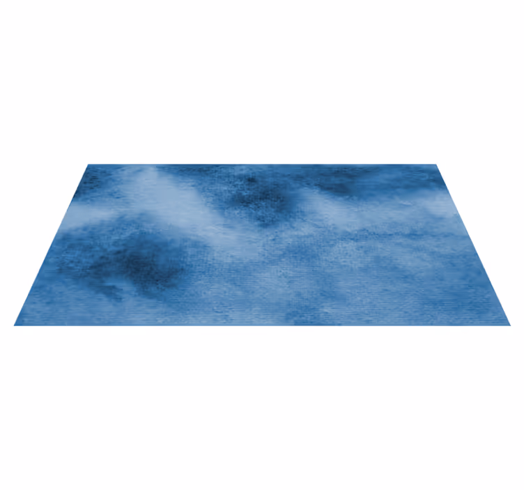 Alfombra vinílica efecto mármol textura azul elegante - TenVinilo