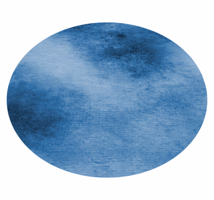 Alfombra vinílica entrada remolino azul profundo - TenVinilo