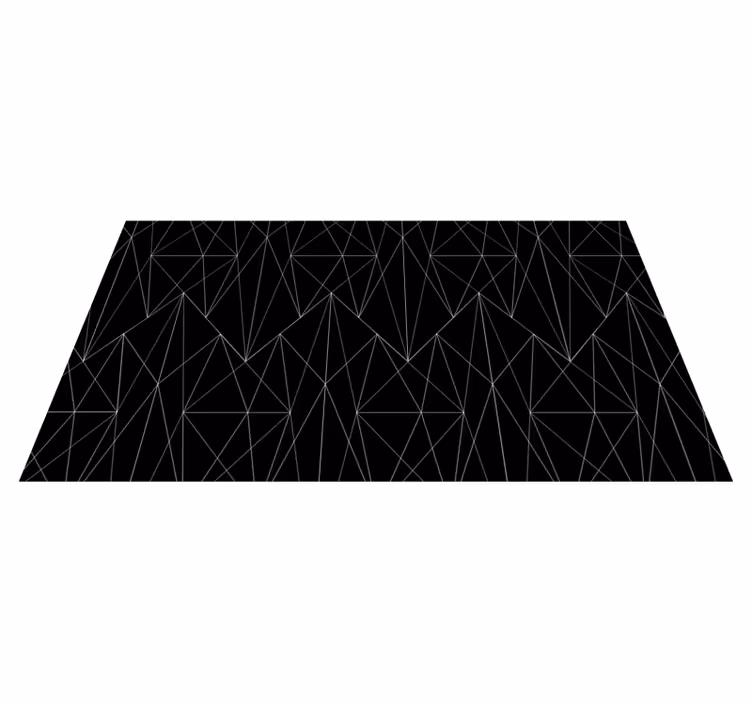 Alfombra vinílica geométrica estilo elegante - TenVinilo