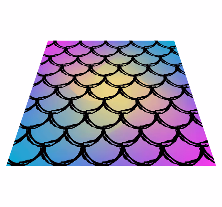 Alfombra carretera patrón de escala de colores - TenVinilo