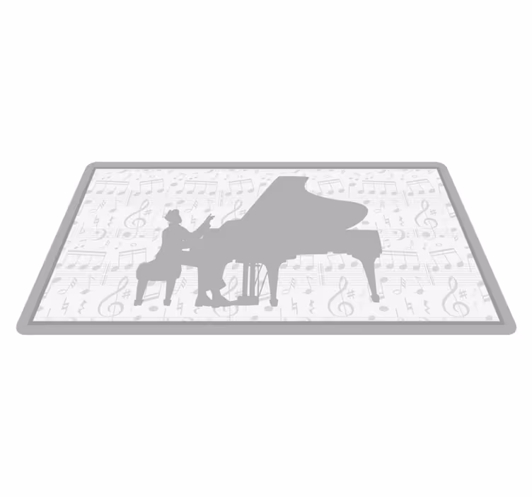 Alfombra vinílica evento escena de interpretación musical - TenVinilo