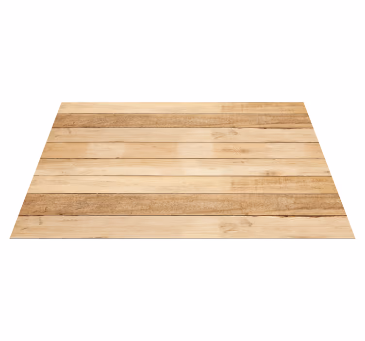 Alfombra vinílica madera tablones de color claro - TenVinilo