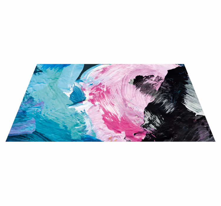 Alfombra vinílica textura toque de color - TenVinilo