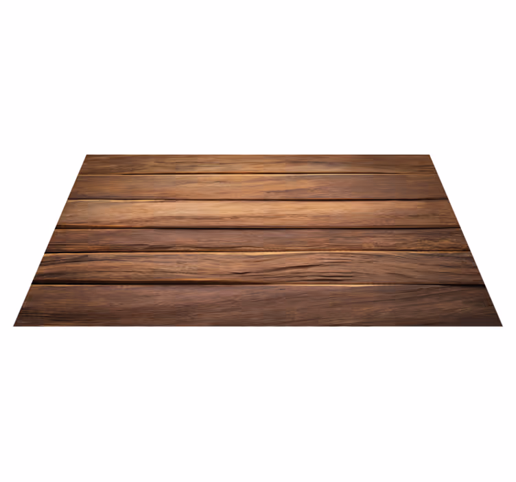 Alfombra vinilo cocina tablones de madera cálidos - TenVinilo