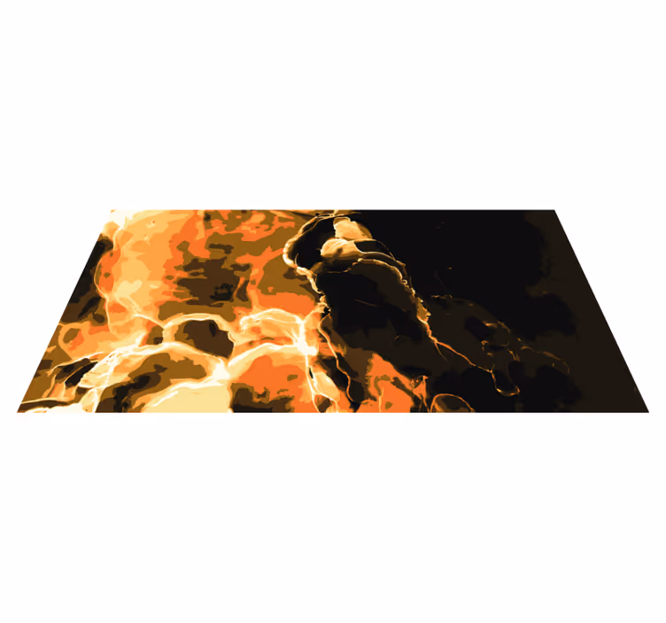 Alfombra vinílica efecto mármol impacto ardiente - TenVinilo