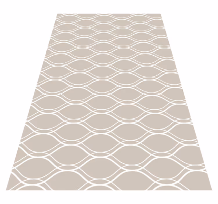 Alfombra vinílica textura motivo de línea curva - TenVinilo