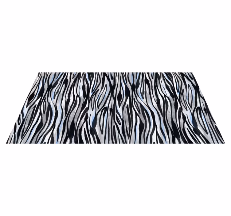 Alfombra vinílica animal print piel cebra - TenVinilo