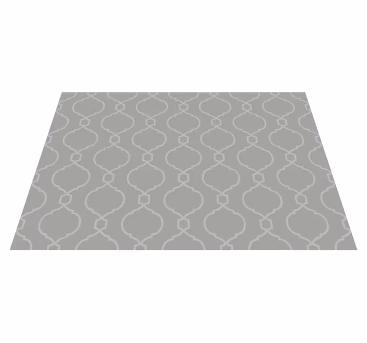 Alfombra hidráulica vinílica estampado geométrico elegante - TenVinilo