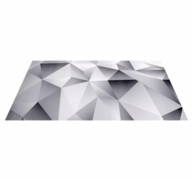 Alfombra vinílica formas geométricas contemporaneo - TenVinilo