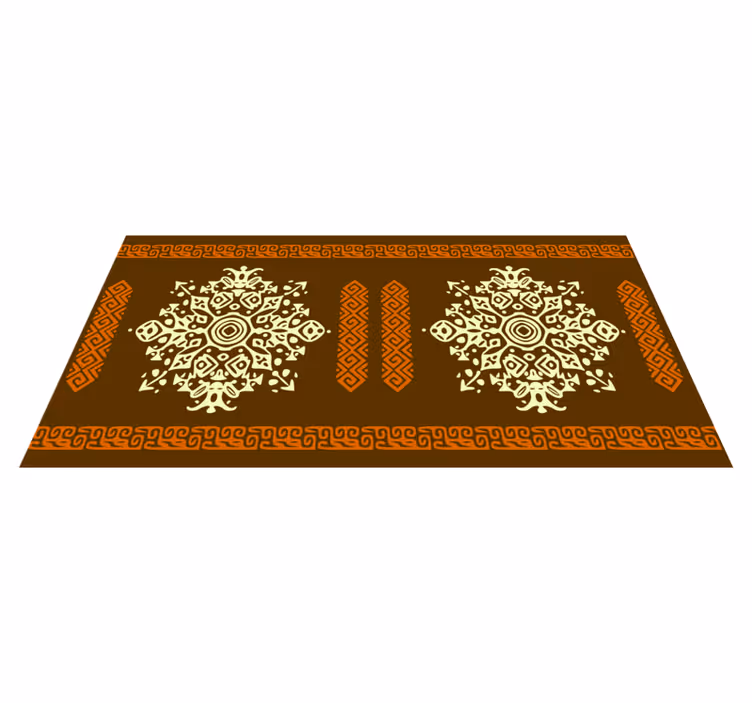 Alfombra vinílica mandala conjunto de motivos mandala - TenVinilo