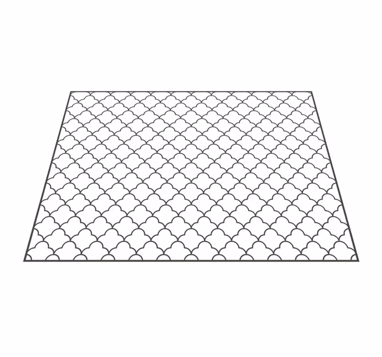 Alfombra pvc cocina diseño marroquí geométrico - TenVinilo