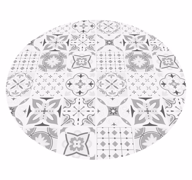 Alfombra vinílica cocina "Beatriz" gris - TenVinilo