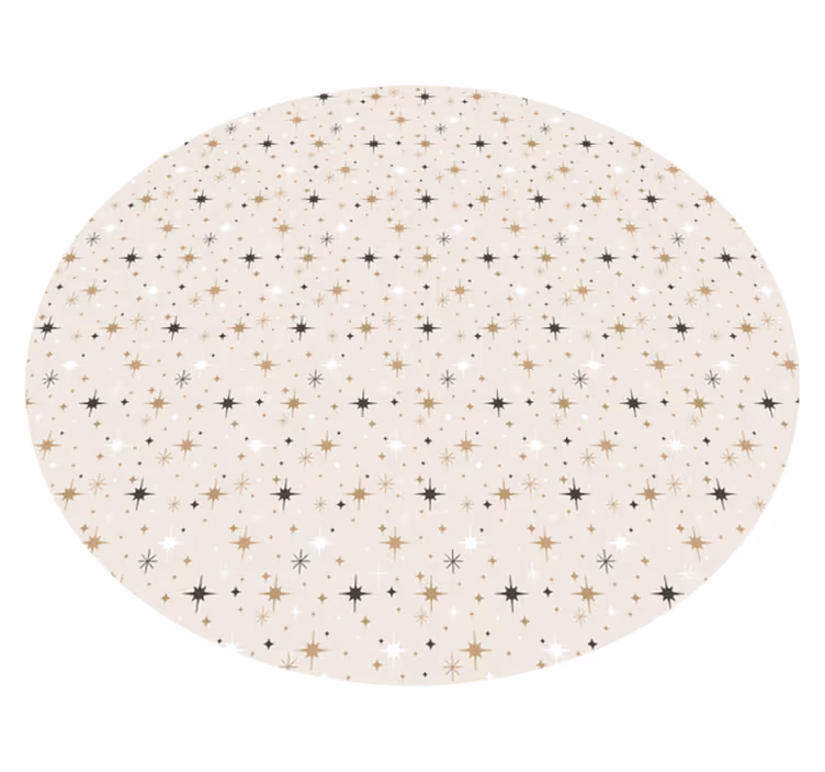Alfombra pvc infantil estrellas patrón estrellado - TenVinilo