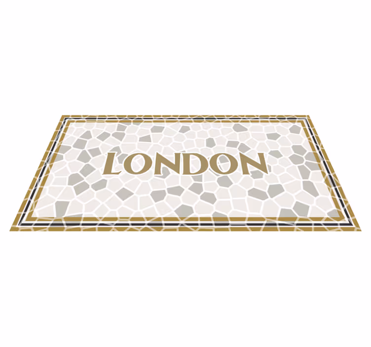 Alfombra vinílica mosaico londres - TenVinilo
