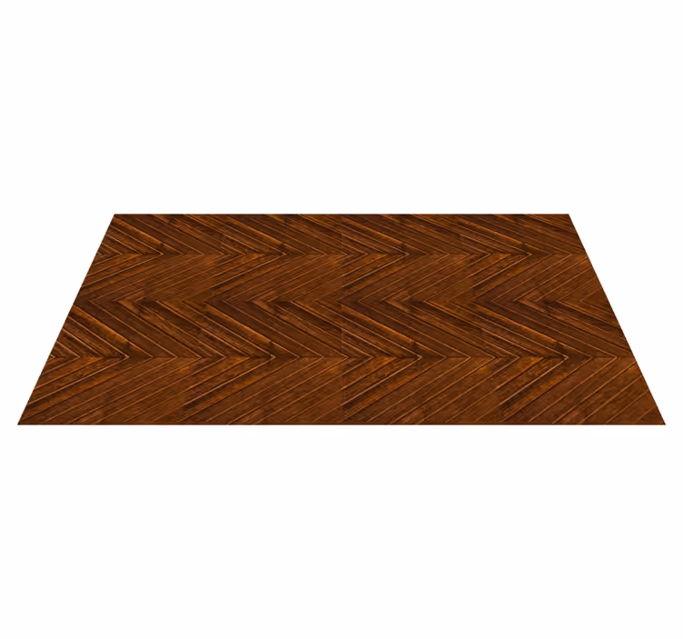 Alfombra vinílica madera patrón de espigas - TenVinilo