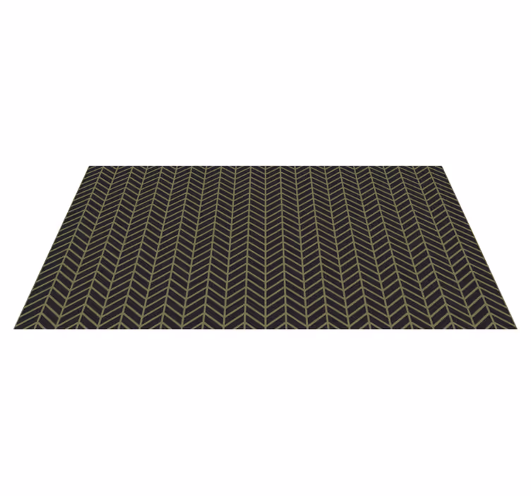 Alfombra vinilo patrón de rayas geométricas en espiga - TenVinilo