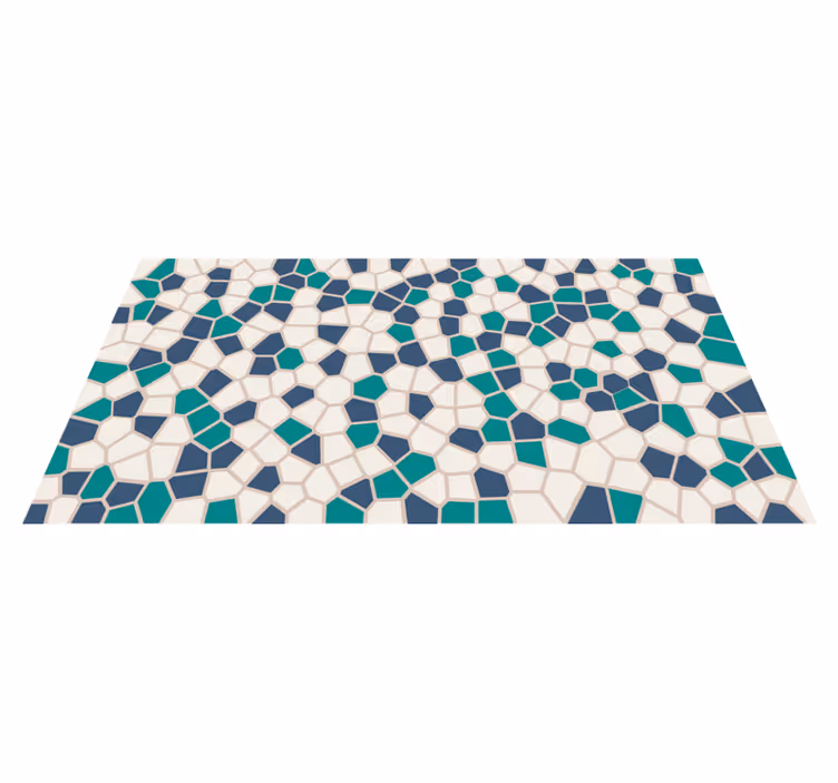 Alfombra vinílica mosaico mosaico rajola trencadís - TenVinilo