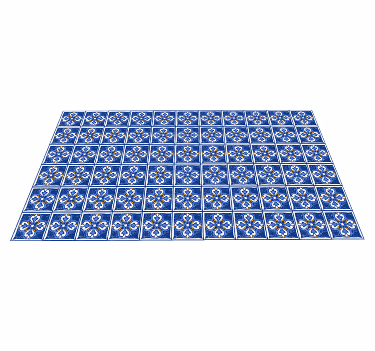 Alfombra vinílica azulejos clásicos - TenVinilo
