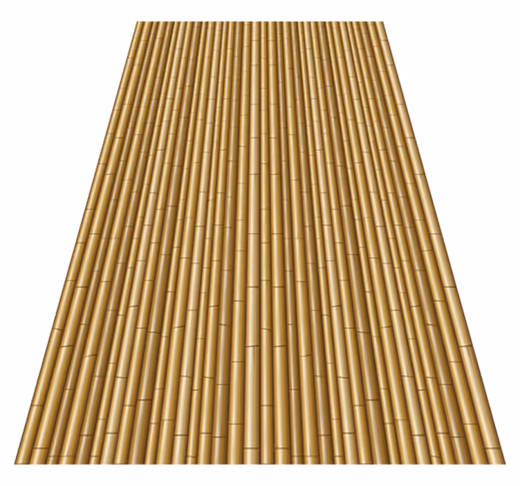 Alfombra vinílica naturaleza cañas de bambú - TenVinilo