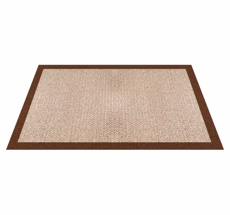 Alfombra vinílica salón efecto textura tejida - TenVinilo