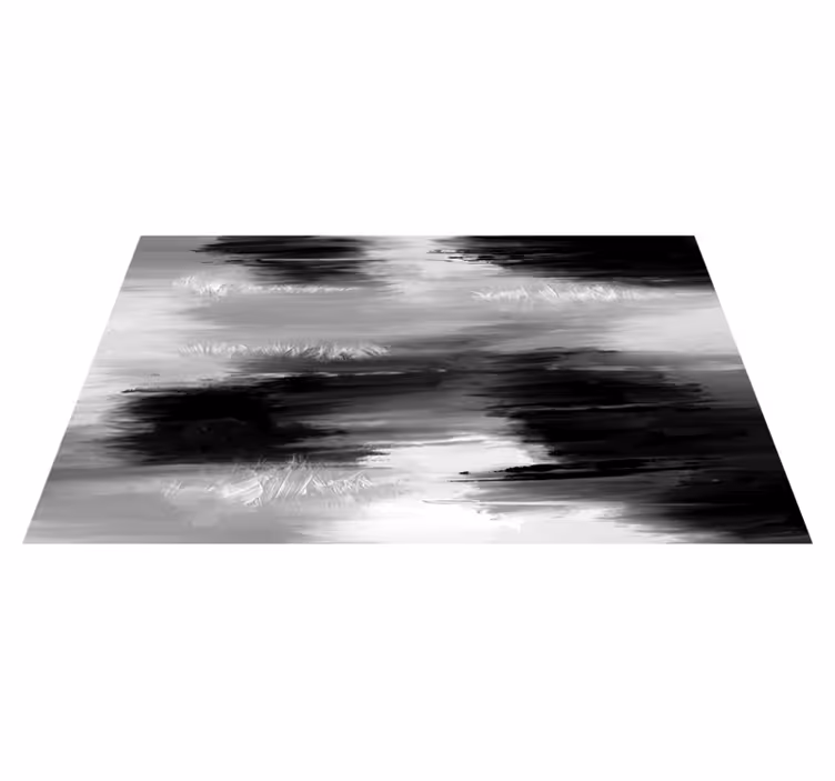 Alfombra vinílica gris efecto pintura - TenVinilo