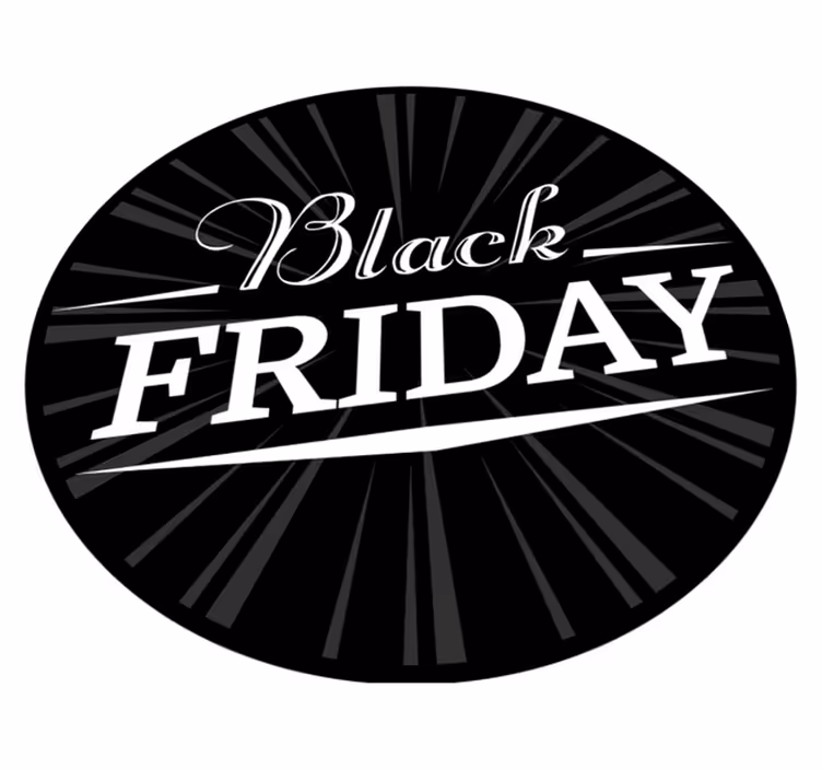 Alfombra vinílica redonda Black Friday - TenVinilo