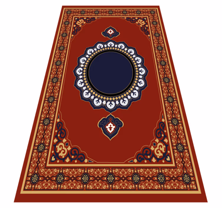 Alfombra vinílica étnica estilo persa - TenVinilo