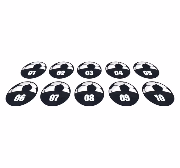 Alfombra vinílica juvenil pack entrenamiento de fútbol - TenVinilo