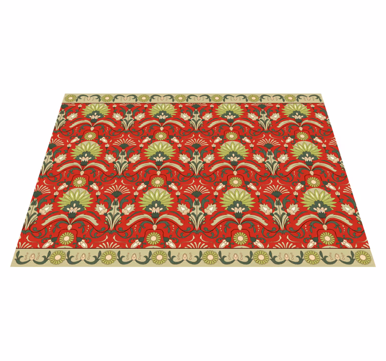 Alfombra vinílica comedor tradicional - TenVinilo