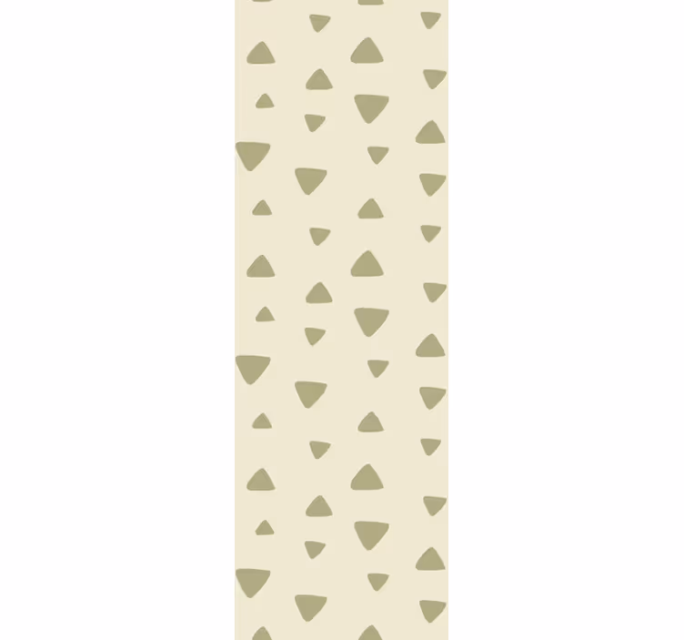 Papel pintado triángulos patrón beige simple - TenVinilo