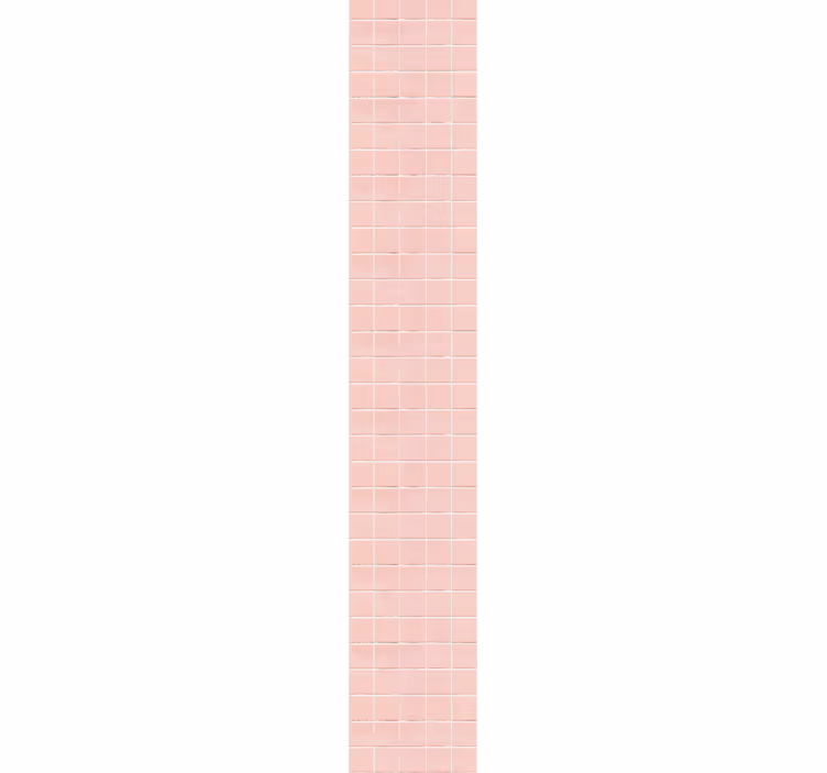 Papel pintado azulejos patrón de mosaico rosa - TenVinilo