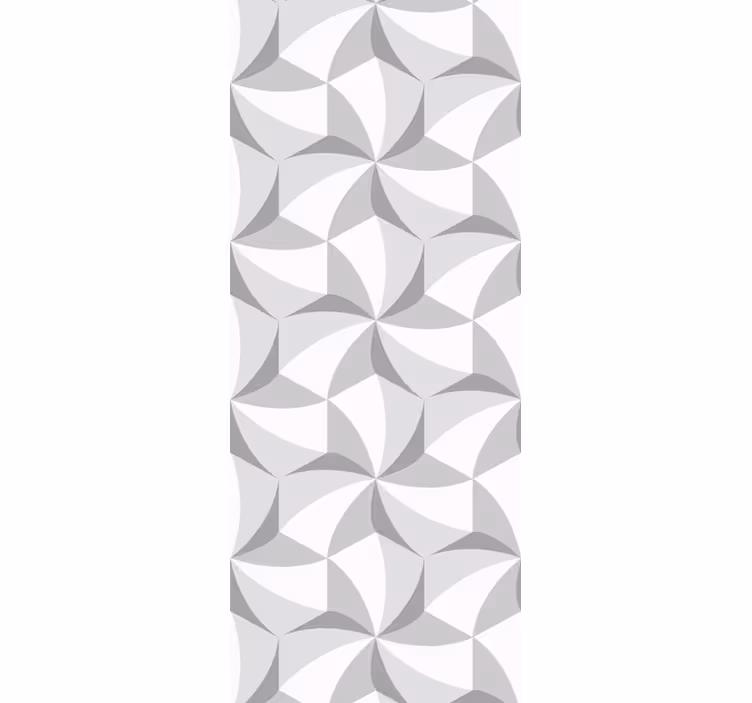 Papel pintado geométrico formas grises elegantes - TenVinilo