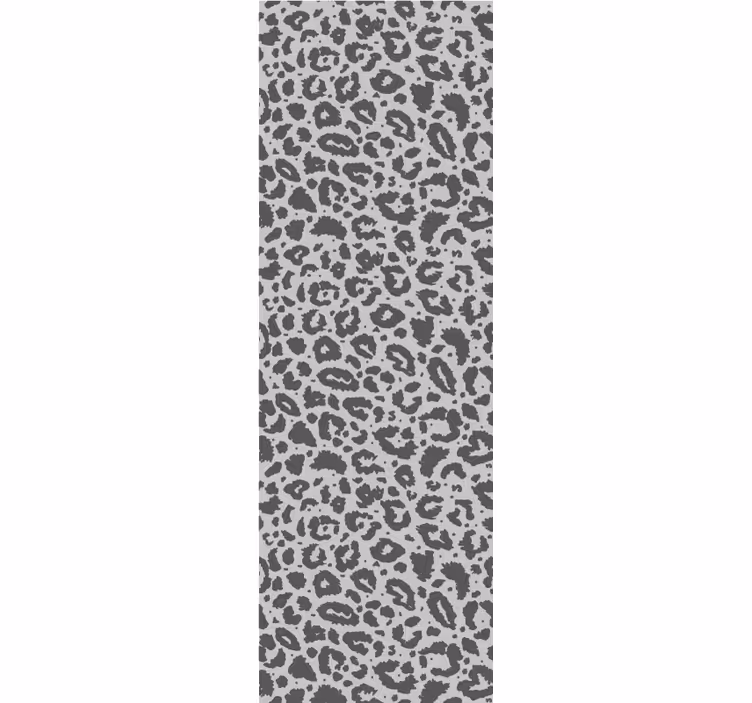 Papel pintado leopardos estilo de impresión gris - TenVinilo
