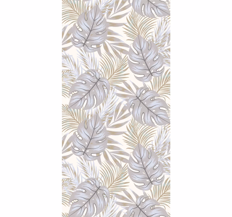Papel pintado hojas elegante motivo de monstera - TenVinilo