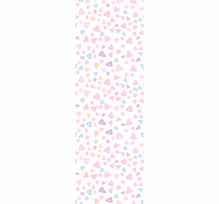 Papel pintado triángulos patrón de triángulo pastel - TenVinilo