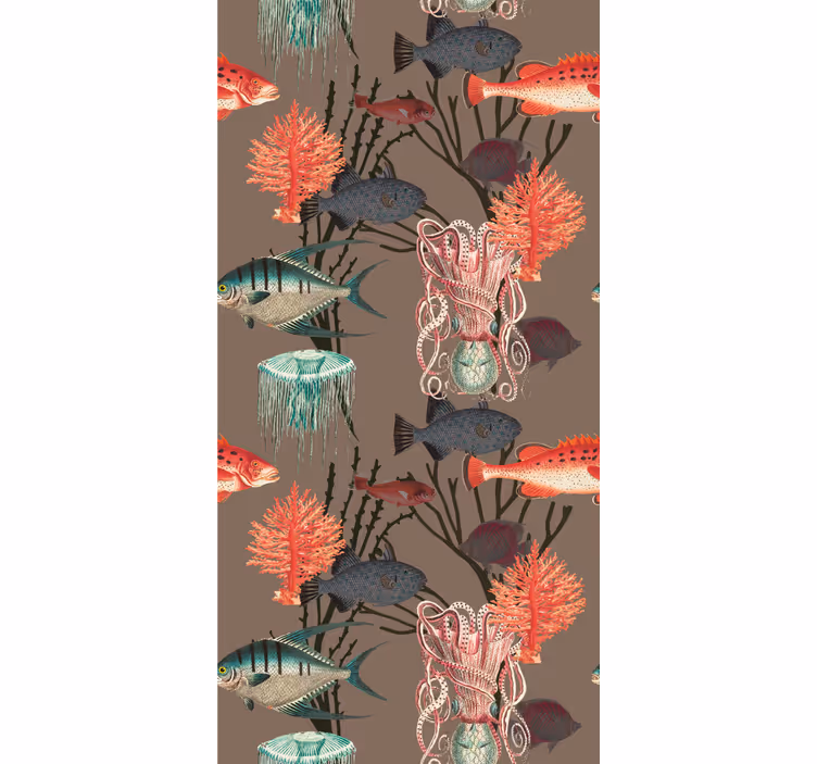 Papel pintado peces vida marina submarina - TenVinilo