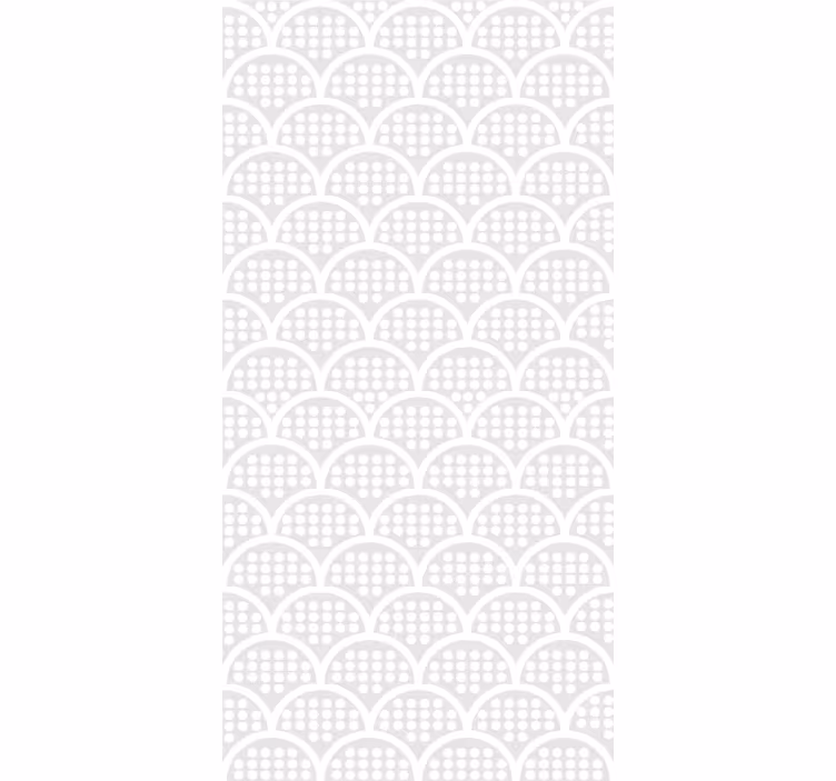 Papel pintado dormitorio matrimonio patrón gris curvado - TenVinilo