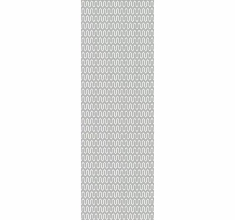 Papel pintado geométrico patrón ondulado elegante - TenVinilo