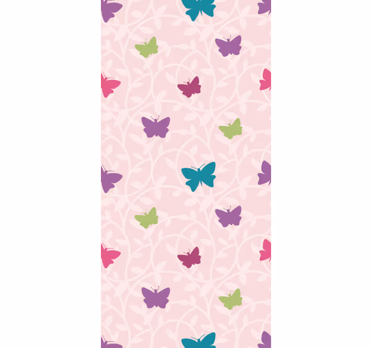 Papel pintado mariposas alas revoloteando de colores - TenVinilo