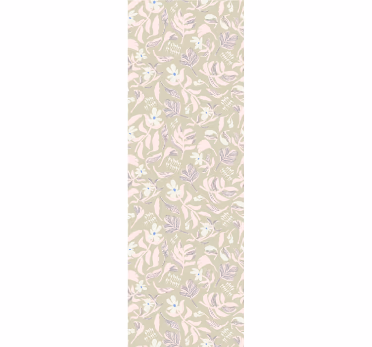 Papel pintado flores delicada naturaleza floral - TenVinilo