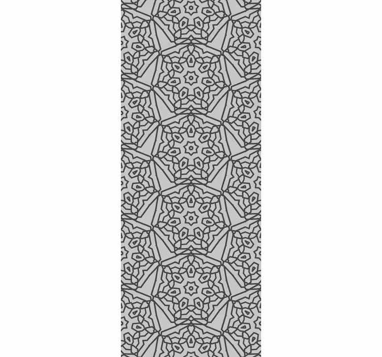 Papel pintado ornamental diseño con patrones intrincados - TenVinilo