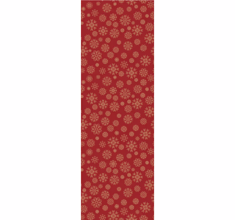 Papel pintado navidad diseño floral helado - TenVinilo