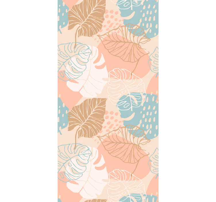 Papel pintado naturaleza motivos de plantas tropicales - TenVinilo