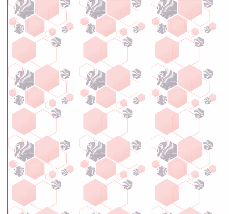 Papel pintado geométrico diseño de patrón de panal - TenVinilo