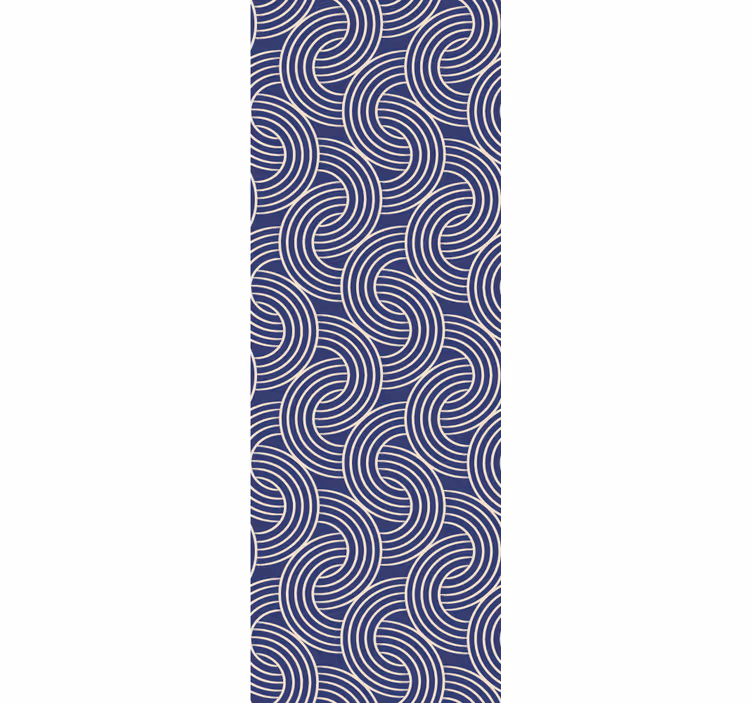 Papel pintado geométrico elegantes ondas espirales - TenVinilo