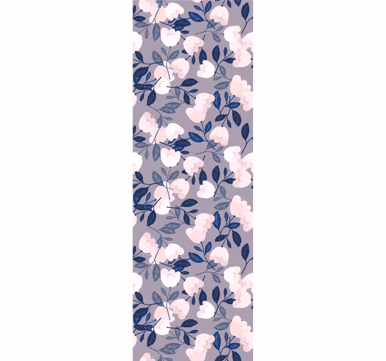 Papel pintado floral patrón de floración - TenVinilo
