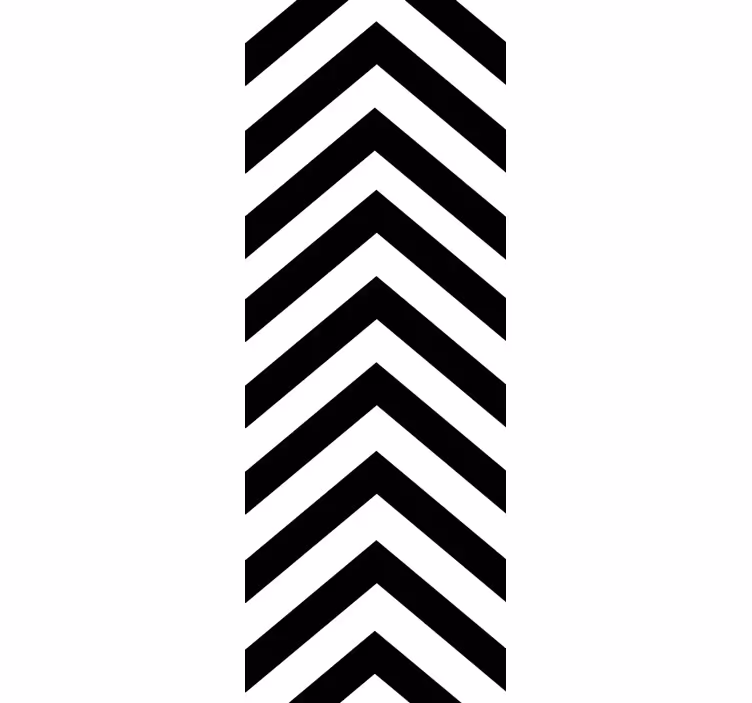 Papel pintado rayas diseño de patrón en zigzag - TenVinilo