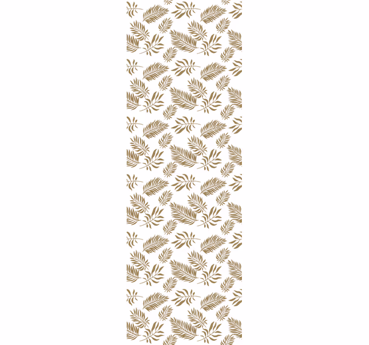 Papel pintado floral arreglo de vegetación tropical - TenVinilo