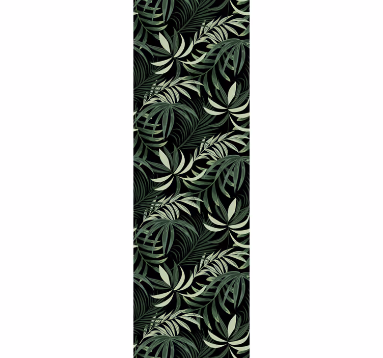 Papel pintado selva arreglo de follaje tropical - TenVinilo